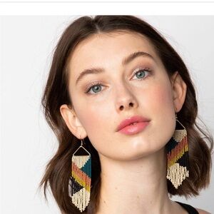INK + ALLOY Emilie Angles Beaded Fringe Earrings